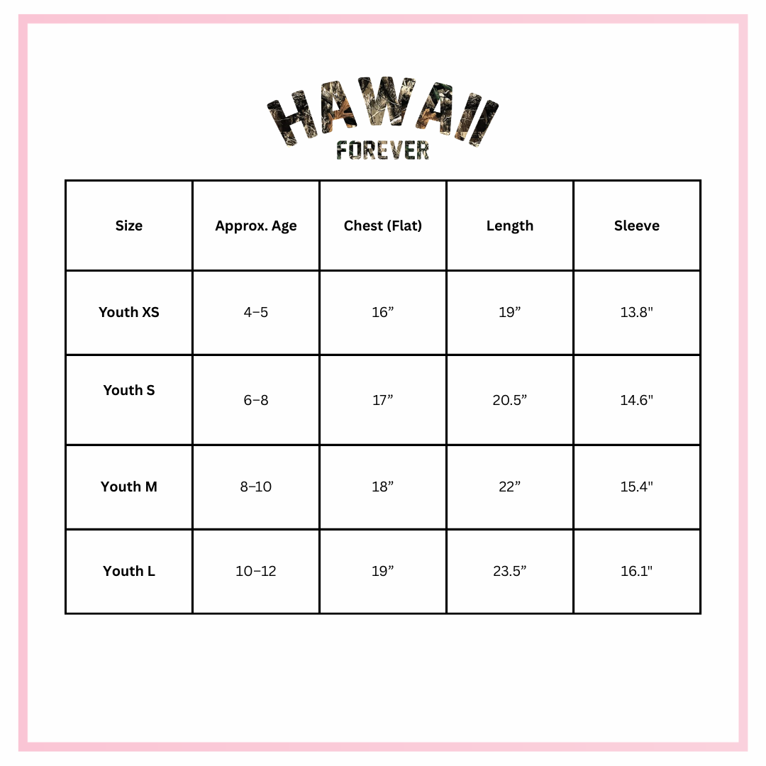 Hawai'i Forever Camo Keiki Hoodie