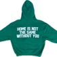 green hoodie - without you