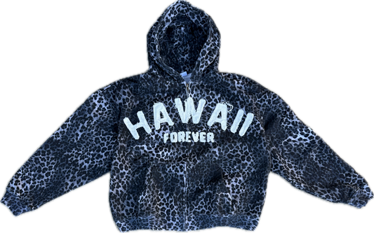 black leopard hoodie