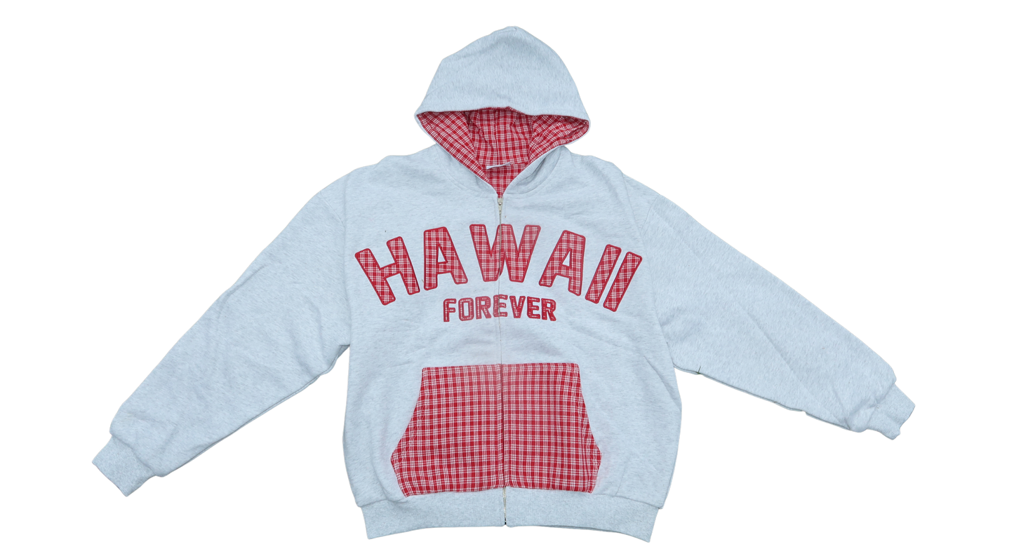ʻUlaʻula Palaka Hawai'i Forever Hoodie