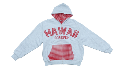 ʻUlaʻula Palaka Hawai'i Forever Hoodie