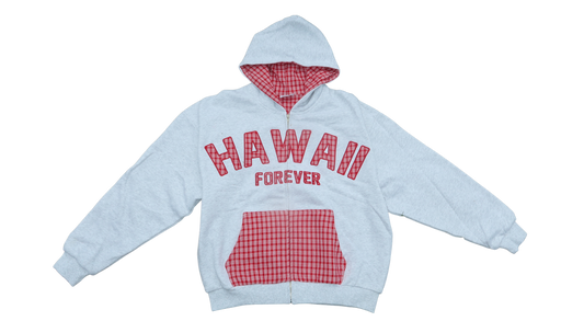 ʻUlaʻula Palaka Hawai'i Forever Hoodie