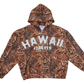 "You Feel Like Home" Koa Camo Zip Hoodie